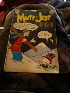 mutt and jeff 56 dc comics 1952 Golden  age precode comic strip bud fisher art