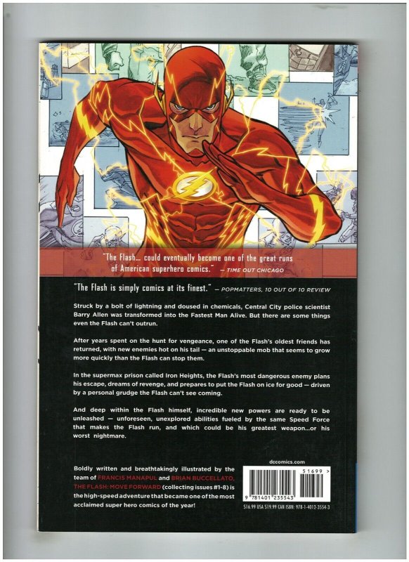 Flash Vol.1 Move Forward Graphic Novel NM- 9.2 DC Comics New 52 2012