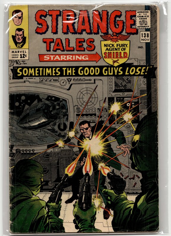 Strange Tales #138 (1965) Nick Fury [Key Issue]