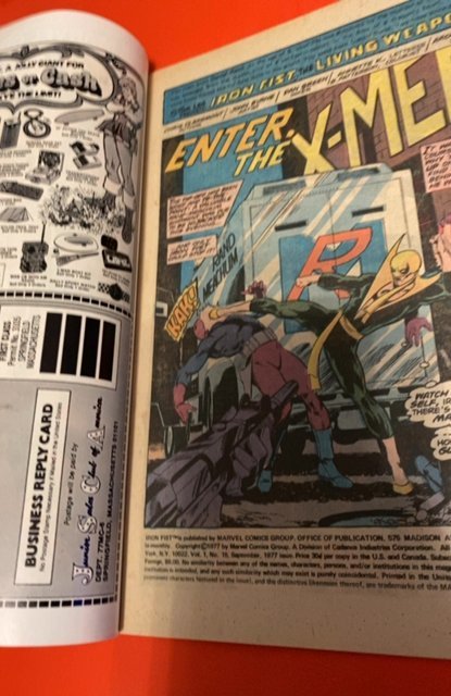 Iron Fist #15 (1977)VF the X-men Claremont