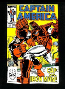 Captain America #341 1st Lemar Hoskins as Battlestar!