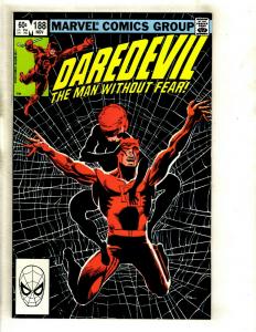 Daredevil # 188 NM Marvel Comic Book Foggy Karen Avengers Defenders Owl GK2