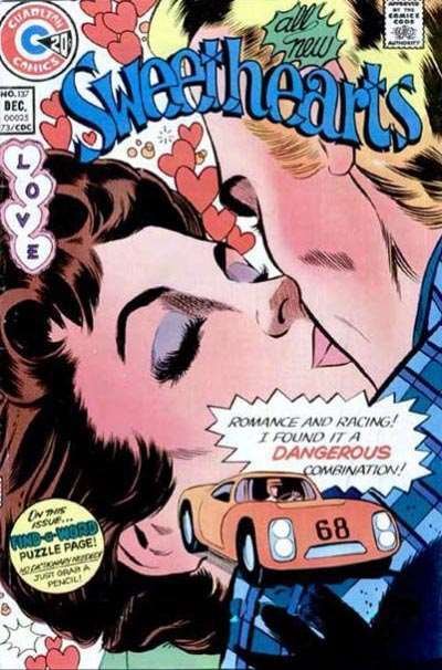 Sweethearts (Vol. 2) #137 FN ; Charlton | December 1973 Last Issue Kiss Cover
