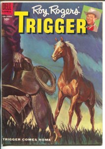 Roy Rogers' Trigger #17 1955-Dell western comic - VG+ 