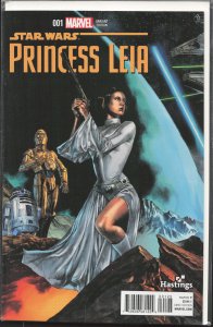 Princess Leia #1 Hastings Exclusive Mico Suayan Variant (2015)