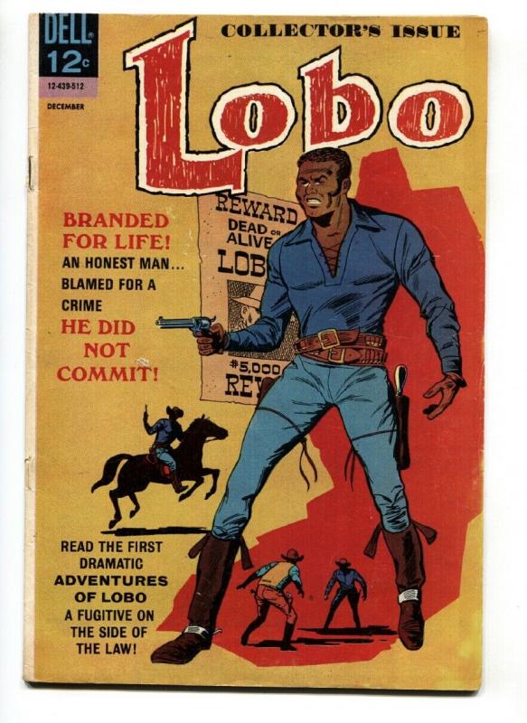 LOBO #1 comic book-FIRST BLACK TITLE CHARACTER-HISTORIC DELL WESTERN