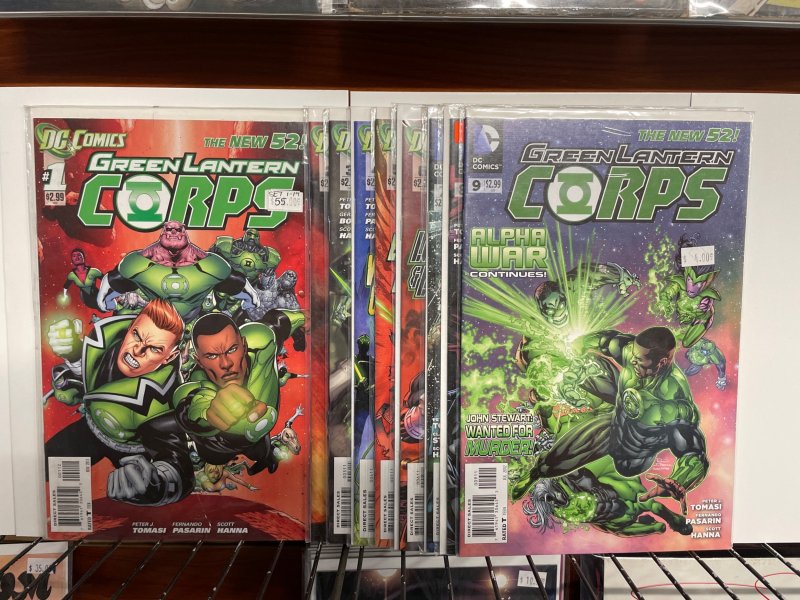 Green Lantern Corps #1-9 (2012)