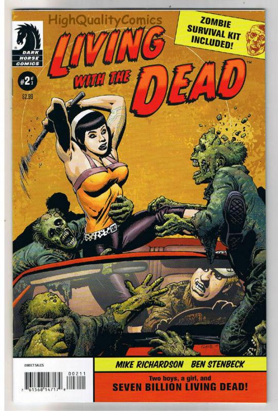 LIVING with the DEAD #2, NM+, Richard Corben, Zombies, 2007, more RC in store