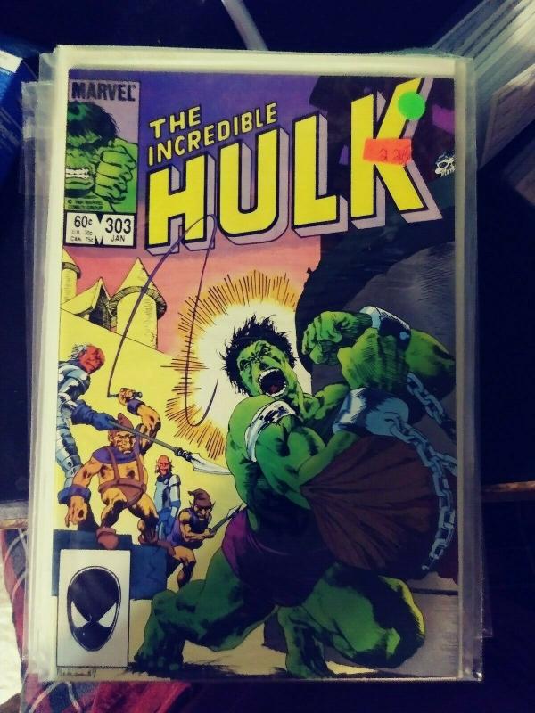 Incredible Hulk  # 303 1984 Marvel crossroads monster hulk immortal demon ?