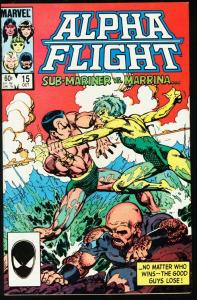 ALPHA FLIGHT #15-SUB-MARINER-MARVEL-MUTANTS! NM