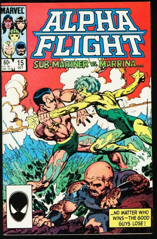 ALPHA FLIGHT #15-SUB-MARINER-MARVEL-MUTANTS! NM