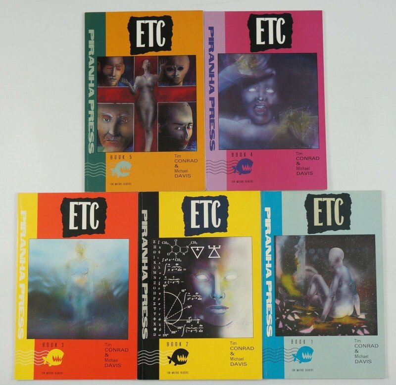 ETC #1-5 VF/NM complete series - piranha press - tim conrad - michael davis set