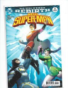 DC COMIC REBIRTH NEW SUPER-MAN #2 NM UNREAD  nw14