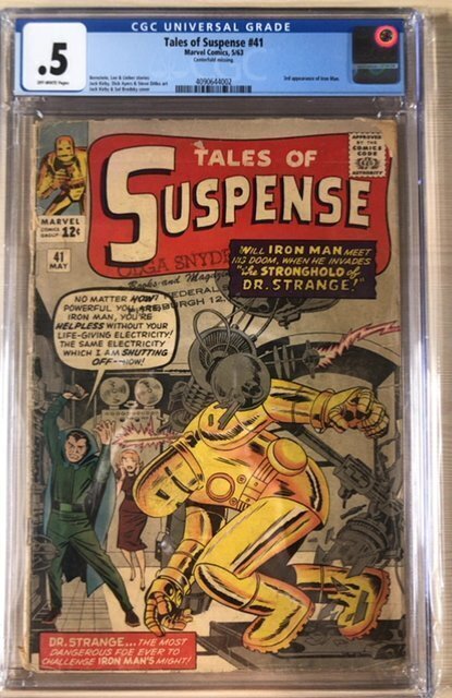 Tales of Suspense #41 (1963) CGC .5