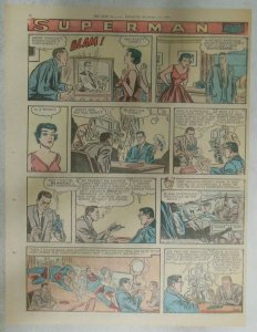 Superman Sunday Page #938 by Wayne Boring from 10/20/1957 Size ~11 x 15 inches