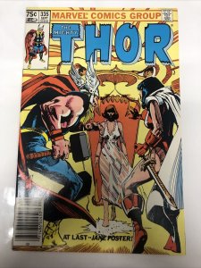 Thor (1983) # 335 (NM) Canadian Price Variant • CPV • Alan Zelenetz • Marvel