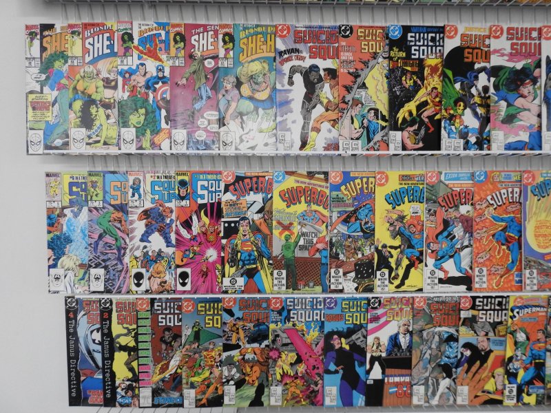 Huge Lot 180+ Comics W/ She-Hulk, Suicide Squad, Superman, +More! Avg VF- Cond!