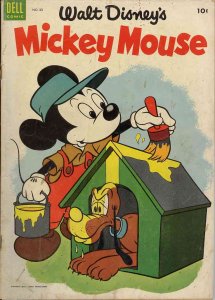 Mickey Mouse (Walt Disney's) #33 VG ; Dell | low grade comic October 1953 Pluto 