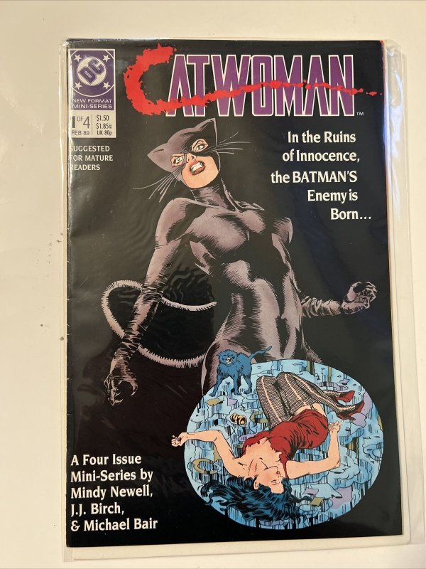 CATWOMAN  1984 1st Mini Series #1-4 Complete Set Full Run DC (1989) 