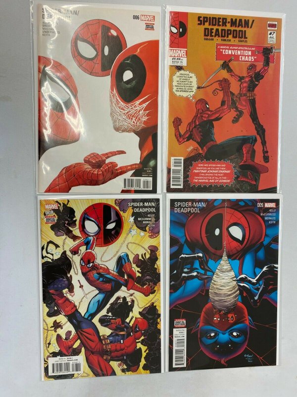 Spider-Man Deadpool lot 4 different from #6-9 NM (2016)