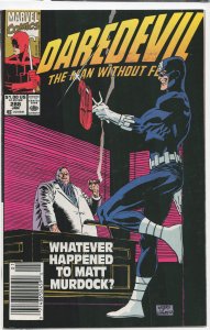 Daredevil #288 Newsstand Edition (1990) Daredevil