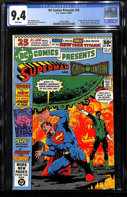 DC Comics Presents #26 - CGC 9.4 1st New Teen Titans