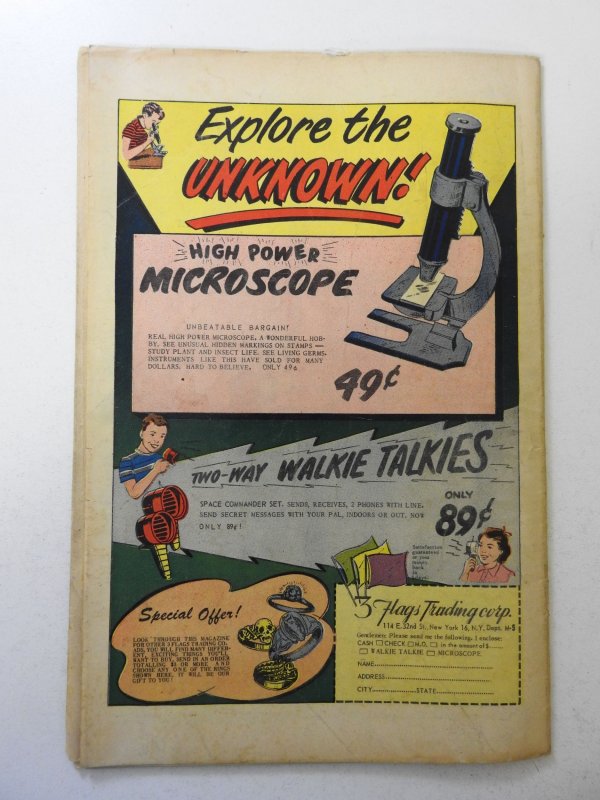 Crime Does Not Pay #134 (1954) VG Condition moisture stain