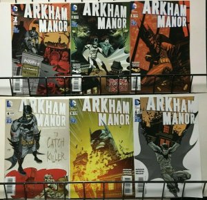 ARKHAM MANOR: THE NEW 52 - DC - COMPLETE SET - #1-6 - 2014-15 VF+