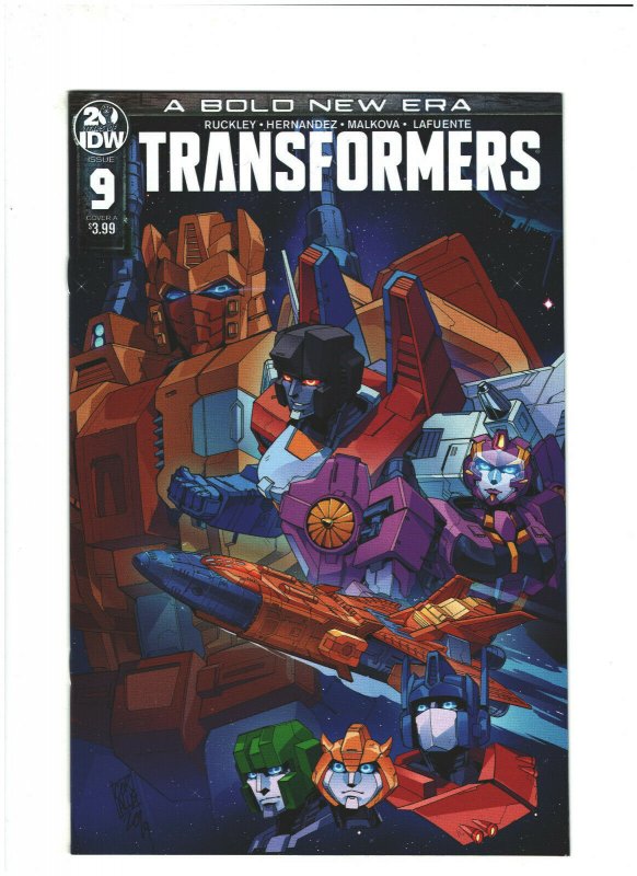 Transformers #9 NM- 9.2 IDW Comics 2019 Autobots & Decepticons Cover A