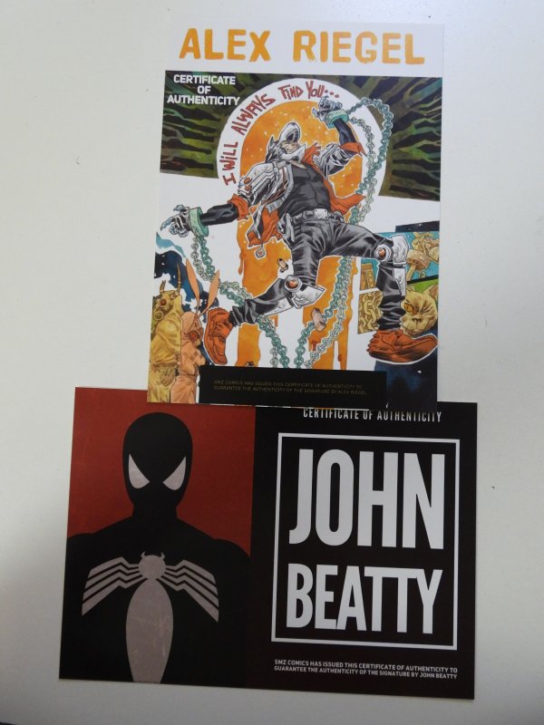 Ninja Funk #1 Homage Variant Signed W/ COAs NM- Condition