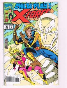 X-Force #32 VF Marvel Comics Childs Play Comic Book 1994 DE16