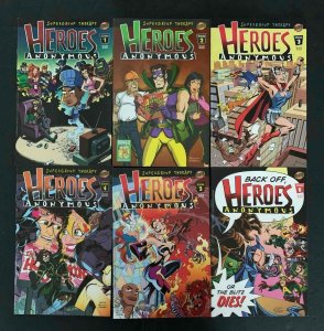 Heroes Anonymous Full Set #1,2,3,4,5,6  Bongo Comics 2003-2006 Vf/Nm