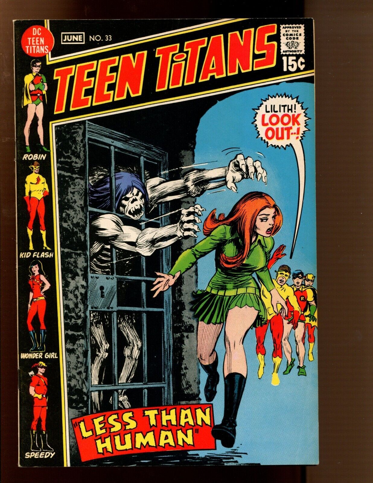 Teen Titans #33 - Nick Cardy Cover. Lilith Clay Appearance. (7.0