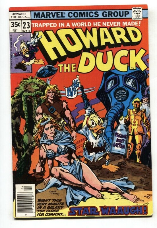 Howard The Duck #23 STAR WARS parody 1978-Marvel comic book vf