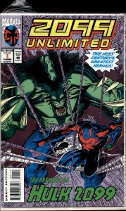 2099 Unlimited #1 (1993) Hulk 2099 [Key Issue]