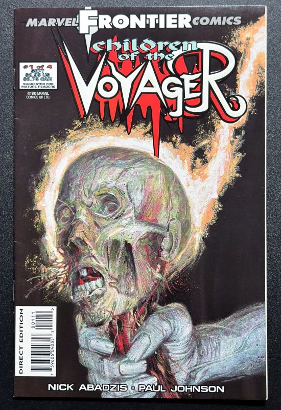 Children of the Voyager #1 (1993) Skull Embossed Cvr - [RARE] Horror Sci-Fi -FN+