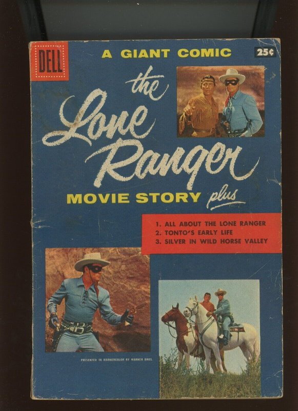 (1956) The Lone Ranger Movie Story: SILVER AGE! GIANT COMIC! (2.5/3.0)