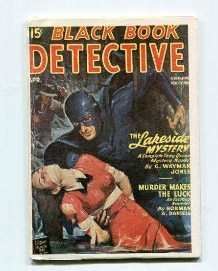 BLACK BOOK DETECTIVE-REPRODUCTION-LIMITED EDITION-THE LAKESIDE MYSTERY-APR/1947