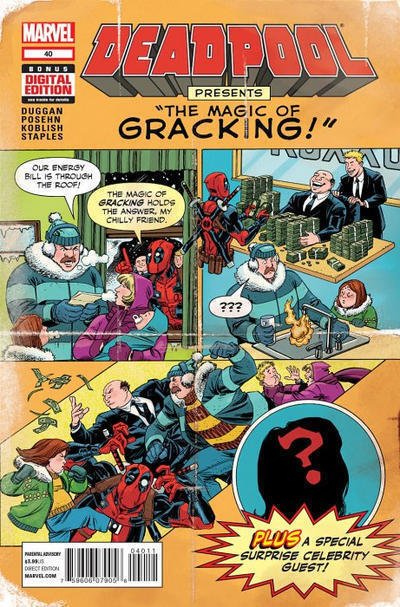 Deadpool #40 Cover - ''The Magic Of Gracking!' - 2015 art by Scott Koblish