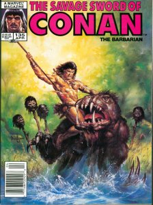 Savage Sword of Conan #135 Marvel Comics 1987 VF