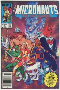 The Micronauts #01 - The New Voyages! - (Grade 9.0)WH