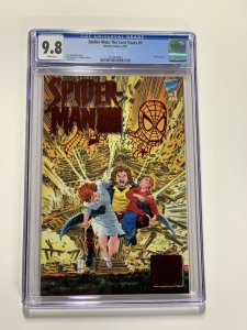 Spider-man The Lost Years 1 Cgc 9.8 White Pages Marvel Foil Cover