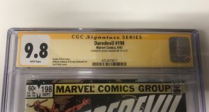 Daredevil (1983) # 198 (GCG 9.8 SS) Signed Klaus Janson  * 2nd app Yuriko