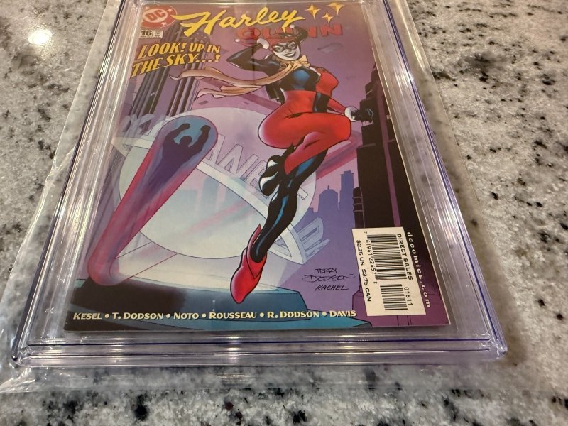 Harley Quinn # 16 CGC Graded 8.5 DC Comic Book 2002 Batman Joker Gotham JH27