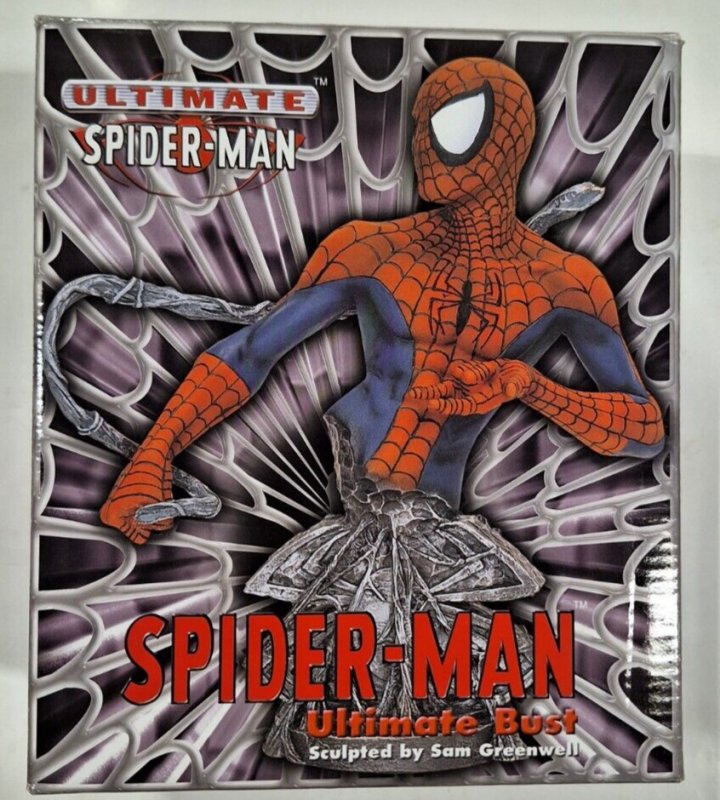 ULTIMATE SPIDER-MAN BUST LIMITED EDITION (2002) MARVEL/DIAMOND SELECT with CoA