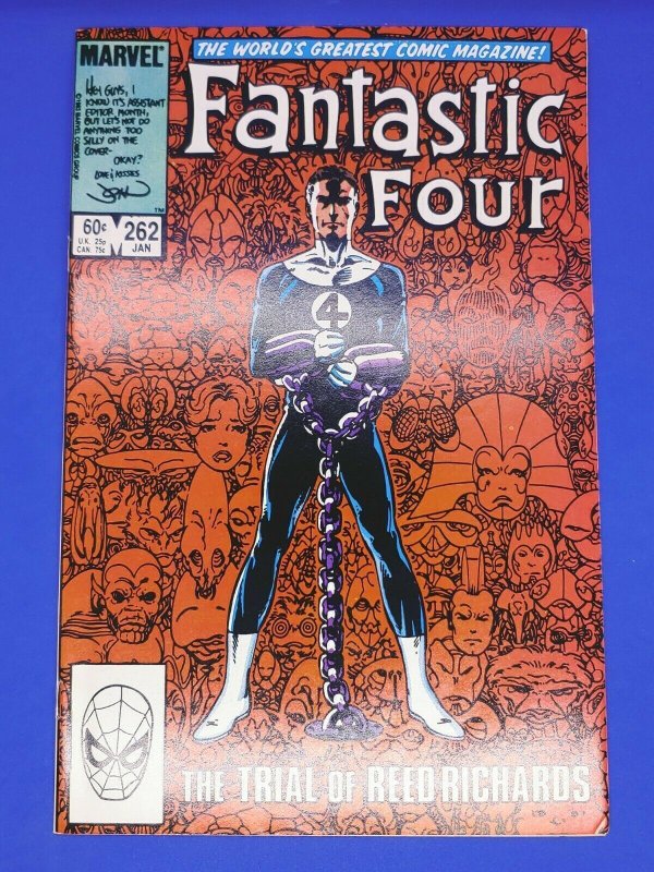 Fantastic Four #262 Trial of Reed Richards VF+ Marvel Comics C1B 