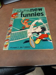 New Funnies 163 Dell Comics 1950 golden age Woody Woodpecker Andy Panda Tennis