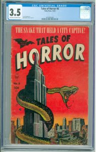 Tales of Horror #8 (1953) CGC 3.5 OWW Pages!