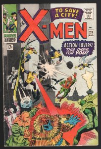 XMEN 23 GD/VG 3.0(R) COUNT NEFARIA/SCARECROW/PORCUPINE.