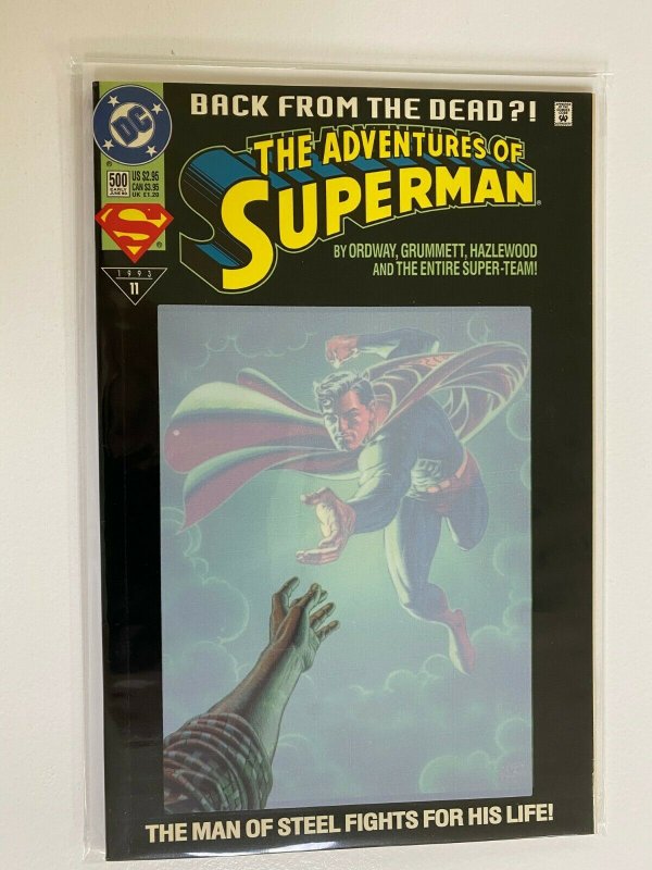 The Adventures of Superman #500 In Polybagged 6.0 FN (1993)